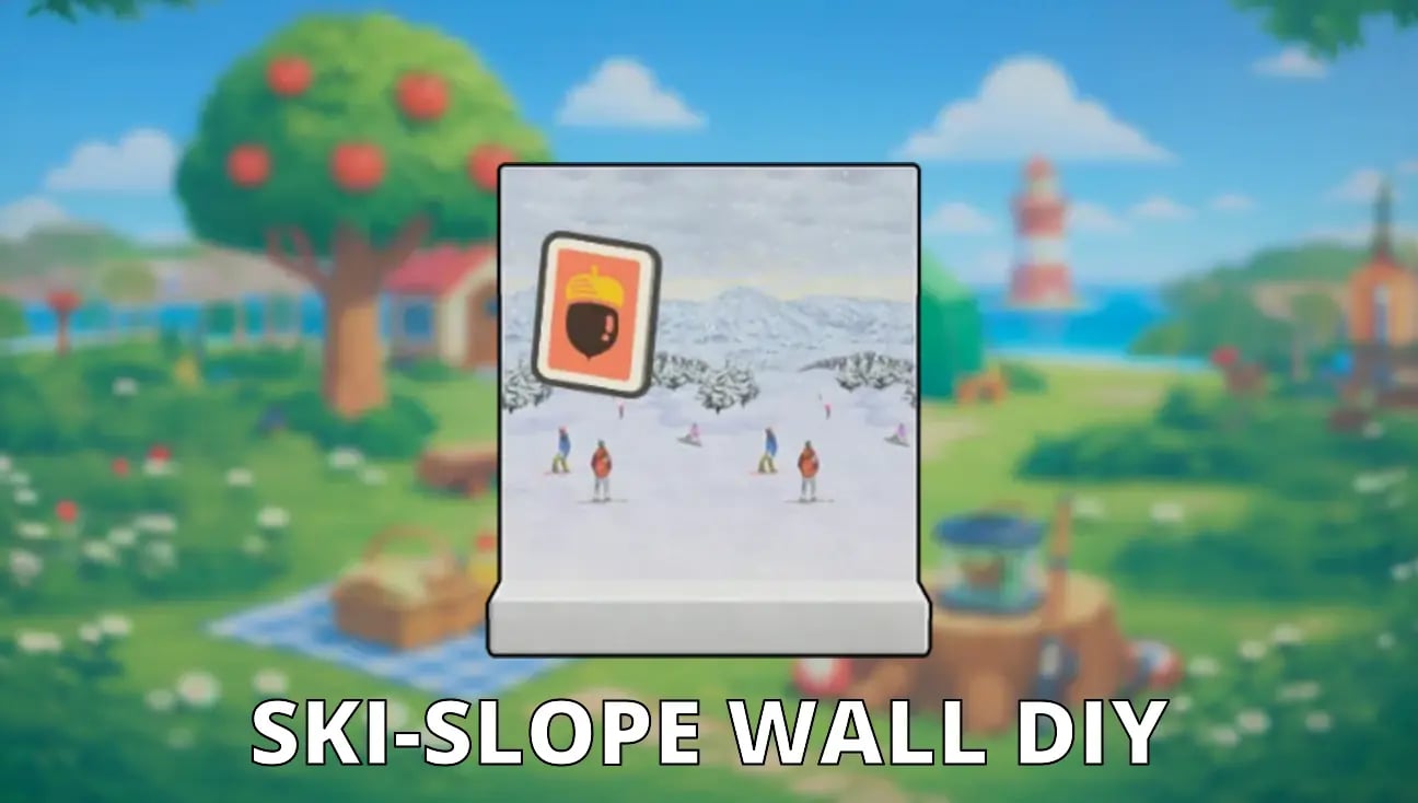 Ski-Slope Wall DIY artwork