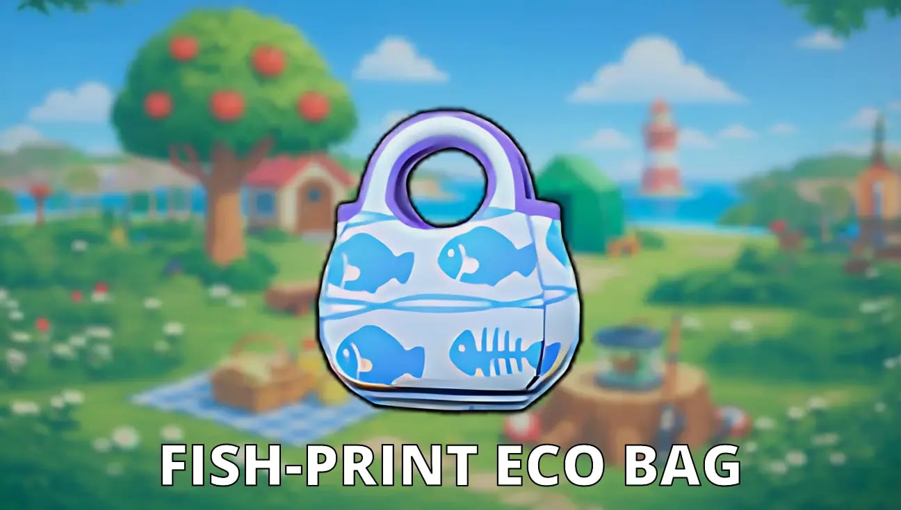 Fish-Print Eco Bag artwork