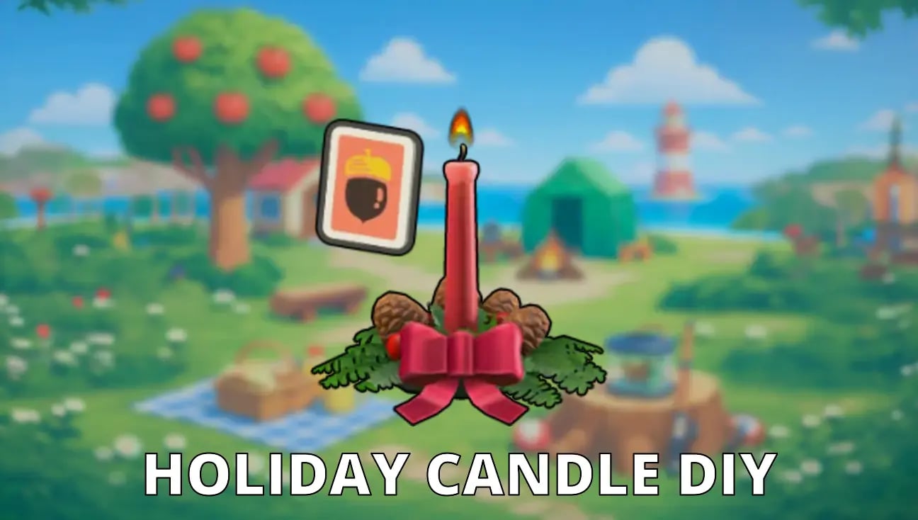Holiday Candle DIY artwork