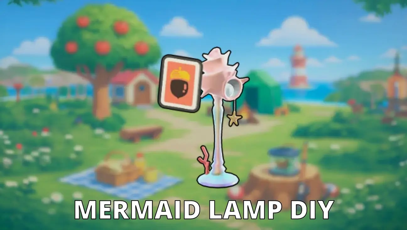 Mermaid Lamp DIY artwork