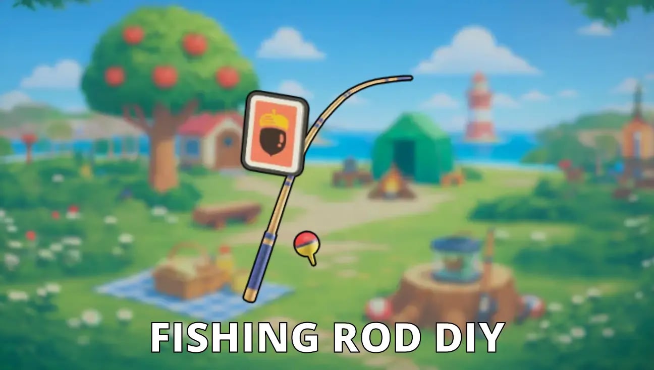 Fishing Rod DIY artwork