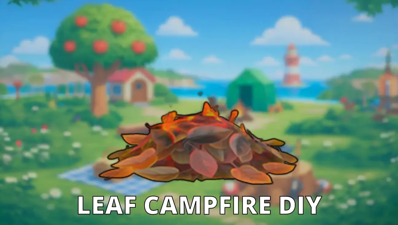 Leaf Campfire DIY artwork