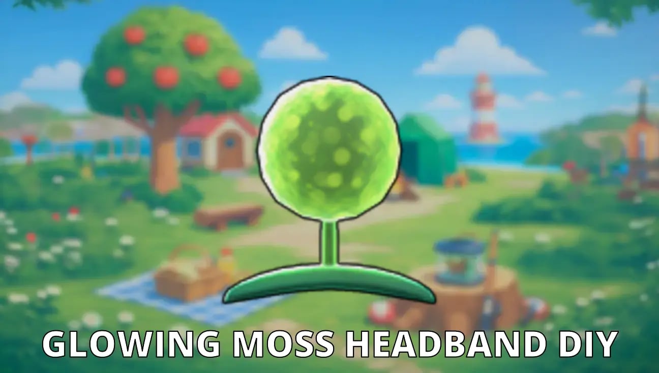 Glowing Moss Headband DIY artwork