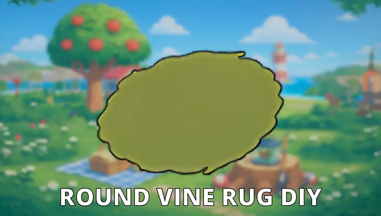 Round Vine Rug DIY artwork