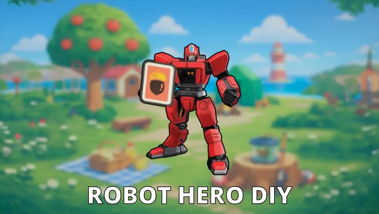Robot Hero DIY artwork