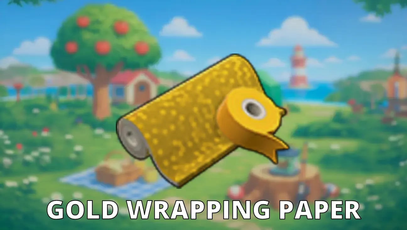 Gold Wrapping Paper artwork