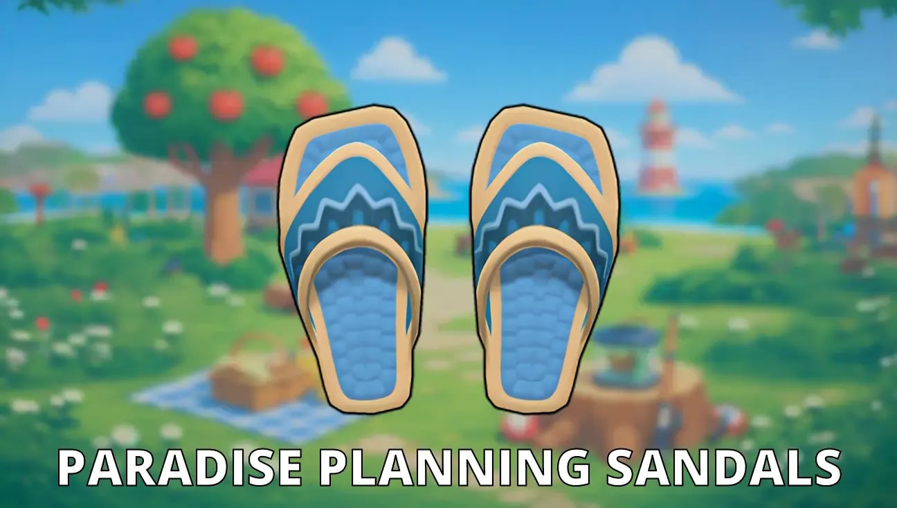 Paradise Planning Sandals artwork