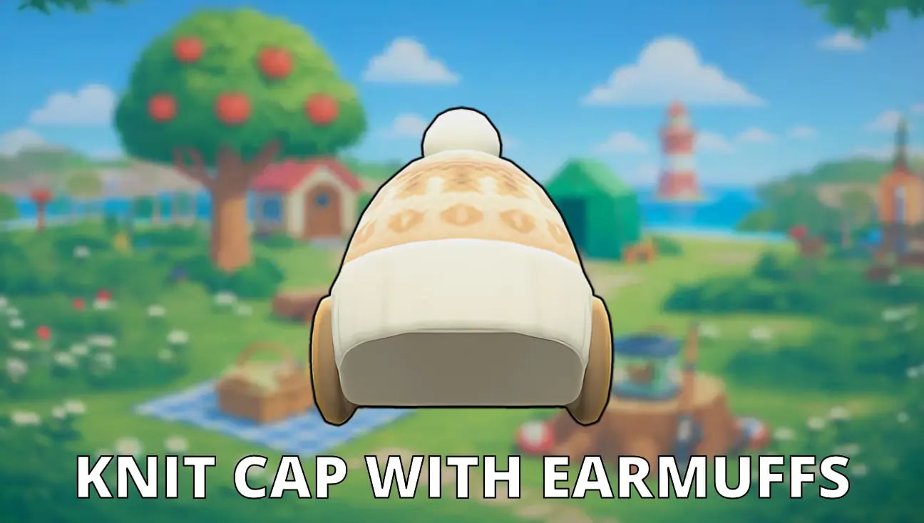 Knit Cap With Earmuffs artwork