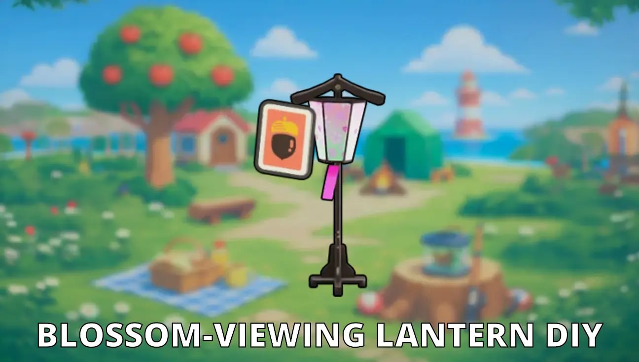 Blossom-Viewing Lantern DIY artwork