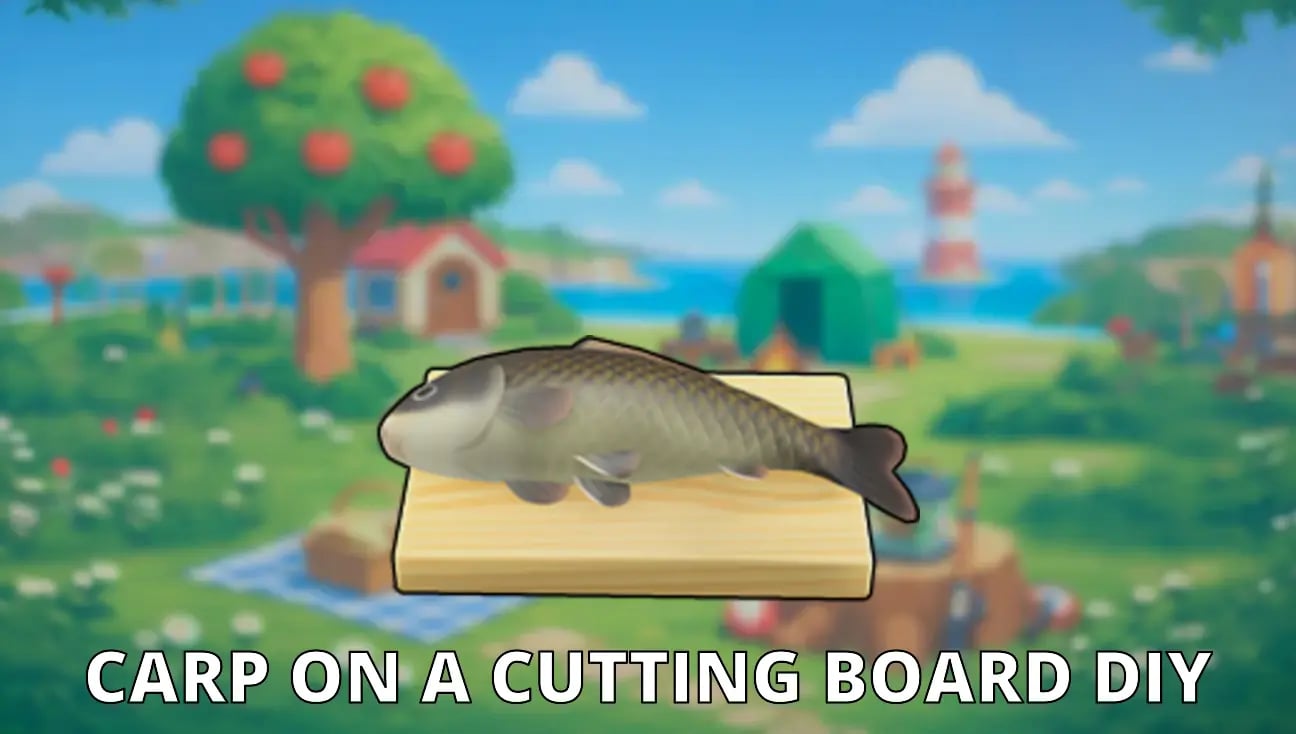Carp On A Cutting Board DIY artwork