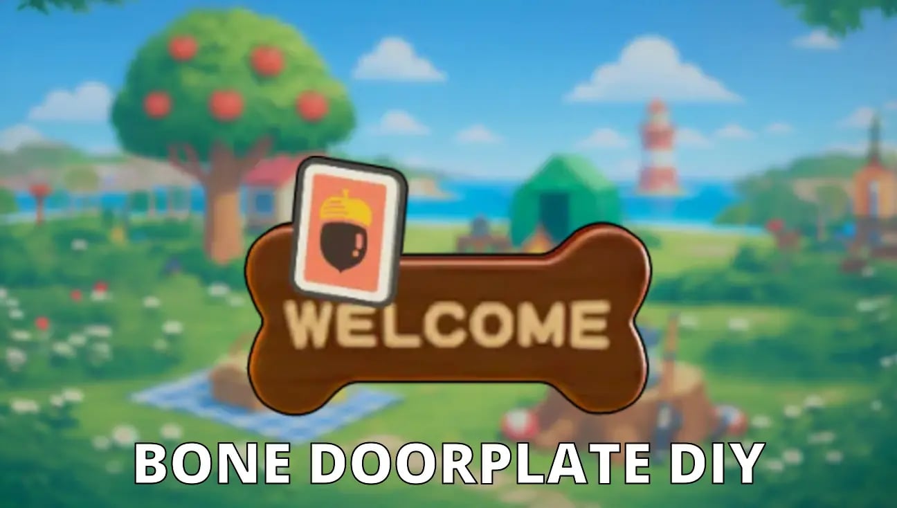 Bone Doorplate DIY artwork
