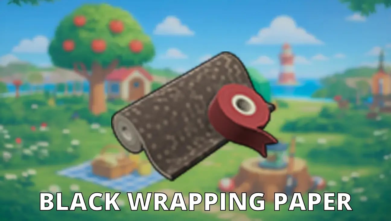 Black Wrapping Paper artwork