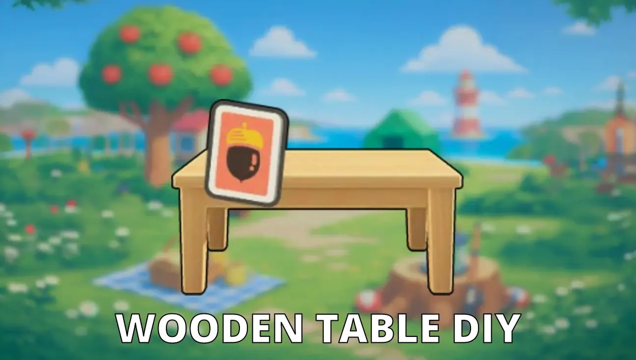 Wooden Table DIY artwork