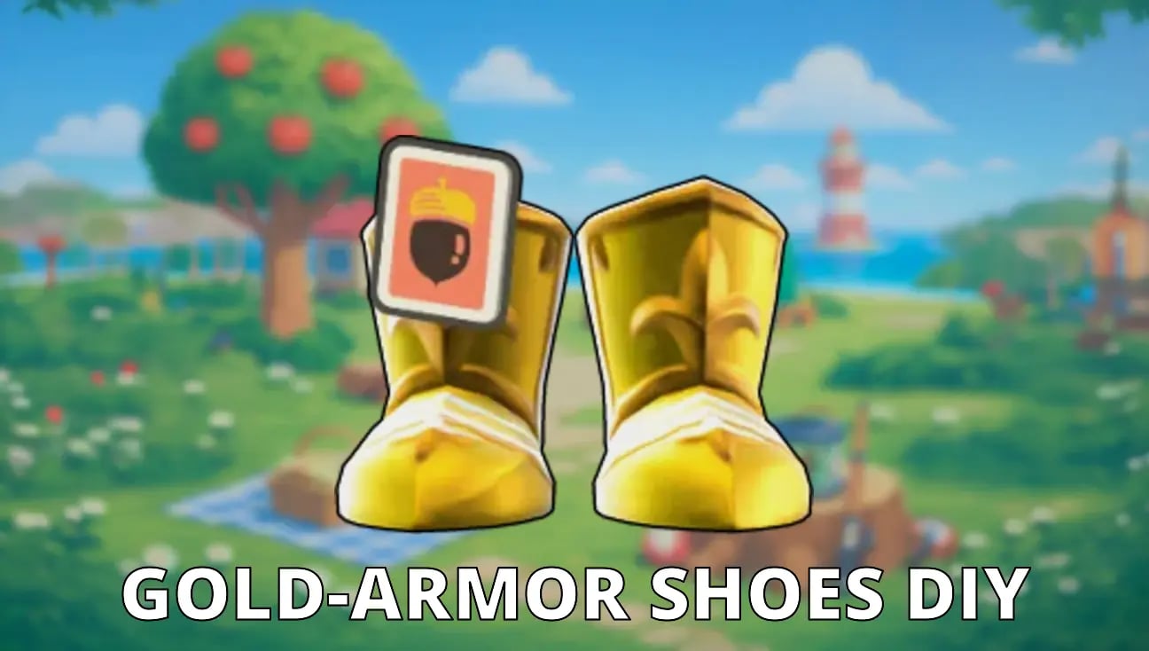 Gold-Armor Shoes DIY artwork