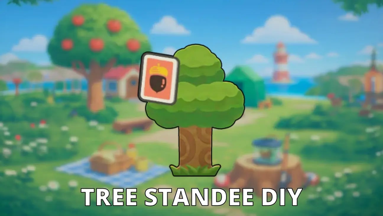 Tree Standee DIY artwork