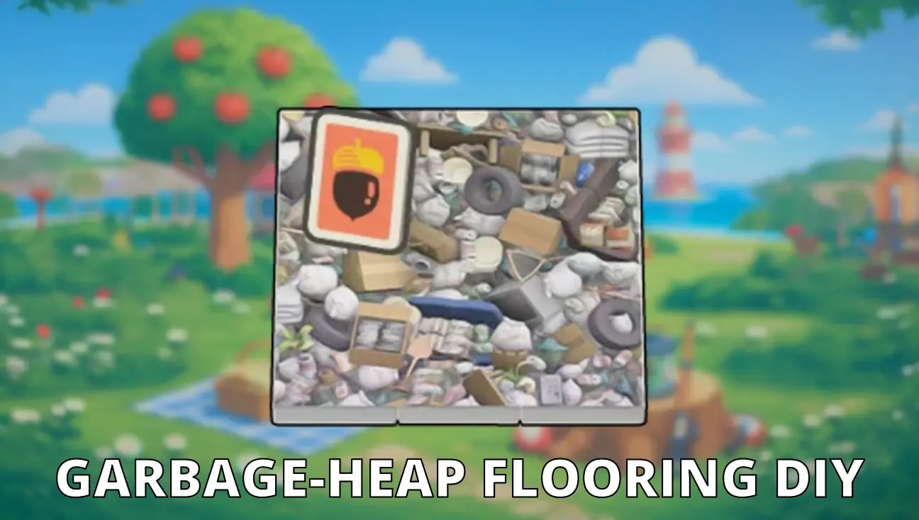 Garbage-Heap Flooring DIY artwork