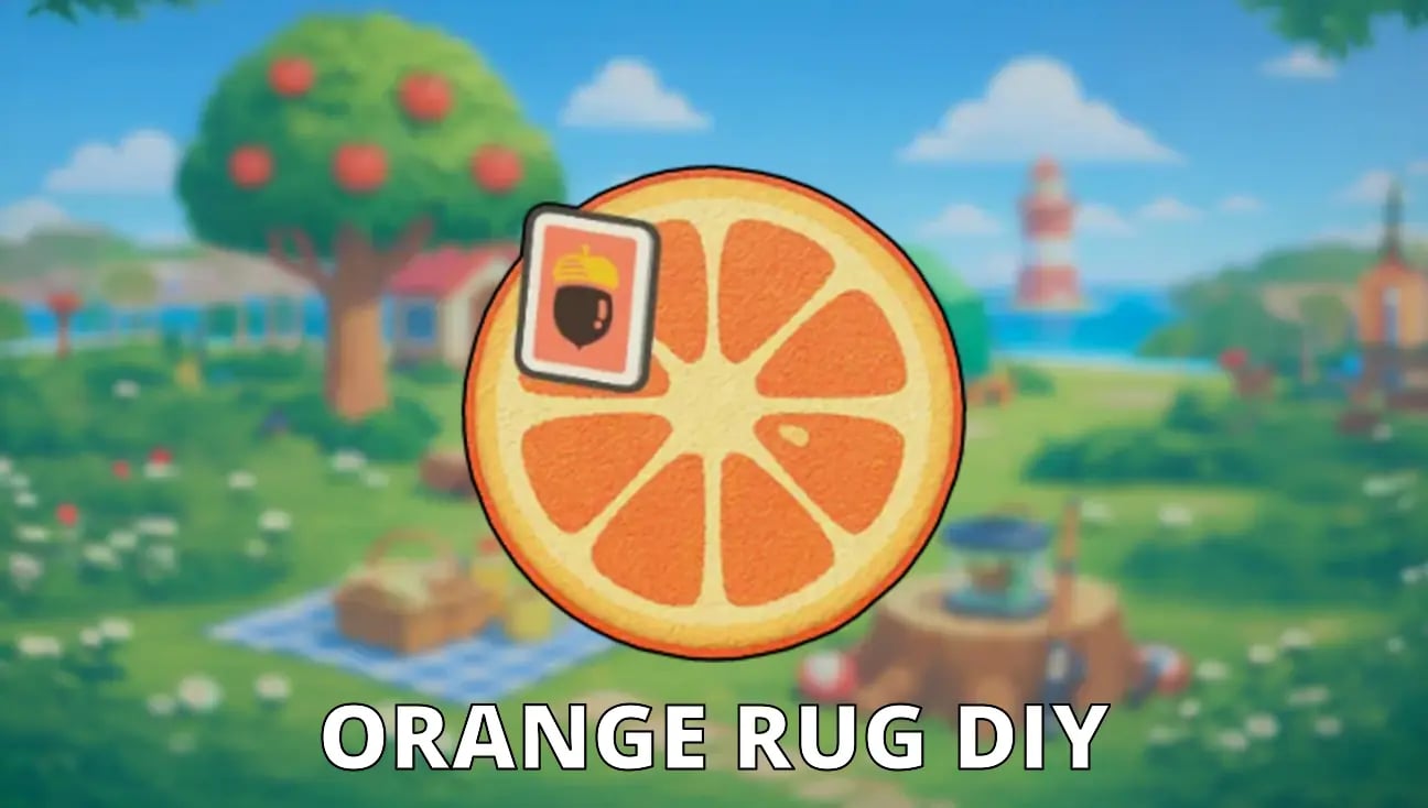 Orange Rug DIY artwork