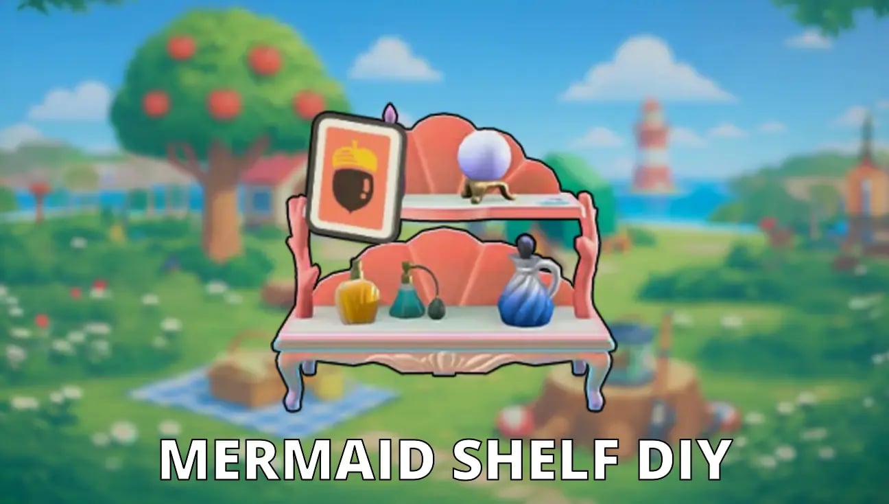 Mermaid Shelf DIY artwork