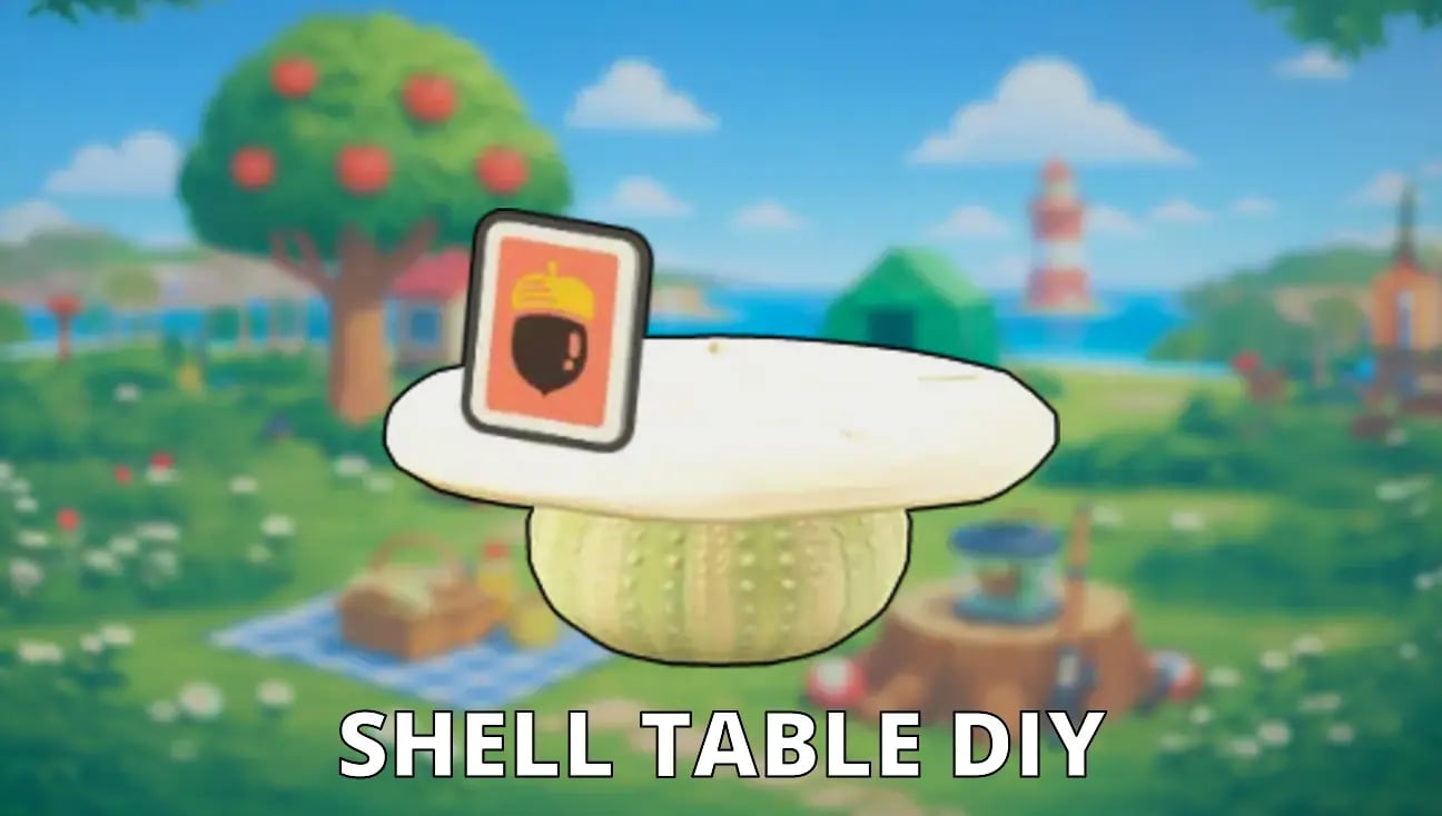 Shell Table DIY artwork