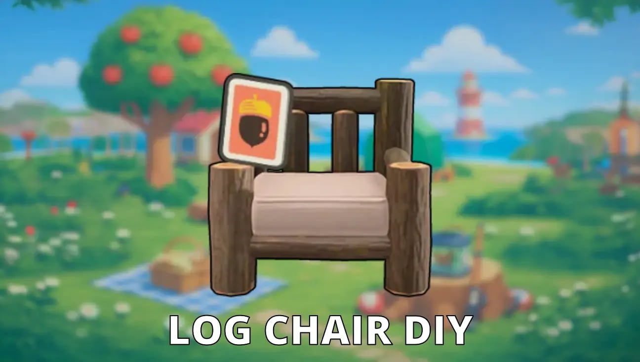 Log Chair DIY artwork