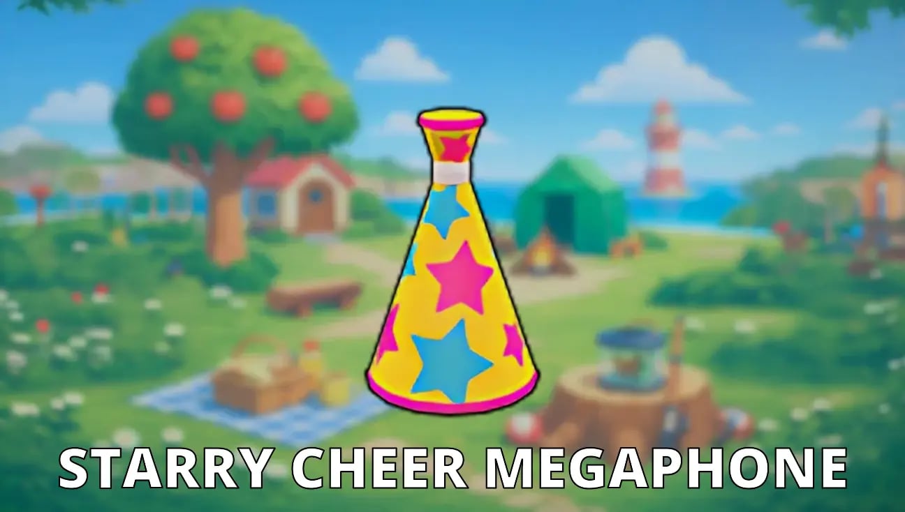 Starry Cheer Megaphone artwork