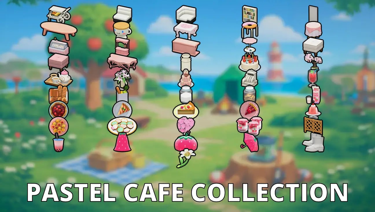 Pastel Cafe Collection artwork