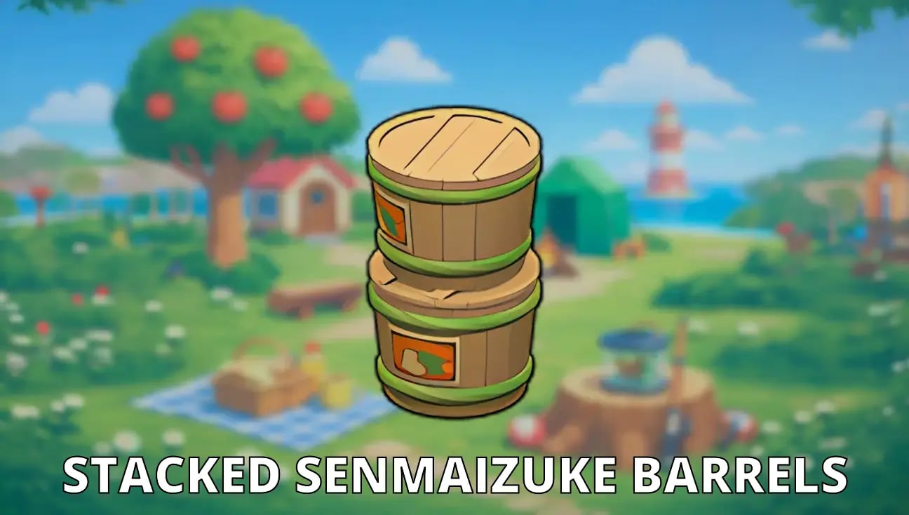 Stacked Senmaizuke Barrels artwork