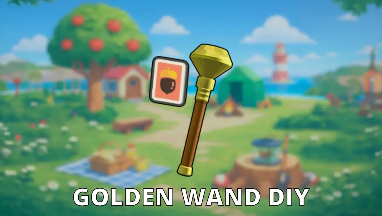 Golden Wand DIY artwork