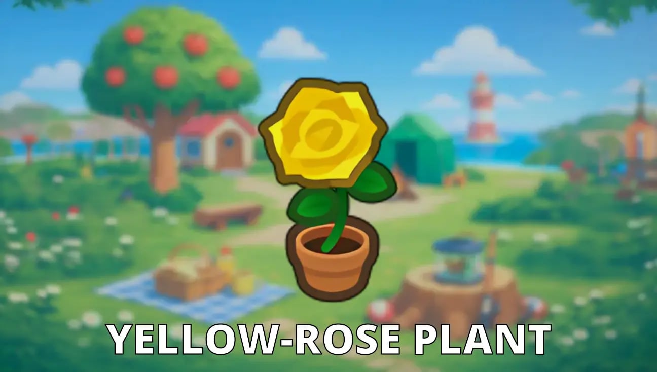 Yellow-Rose Plant artwork