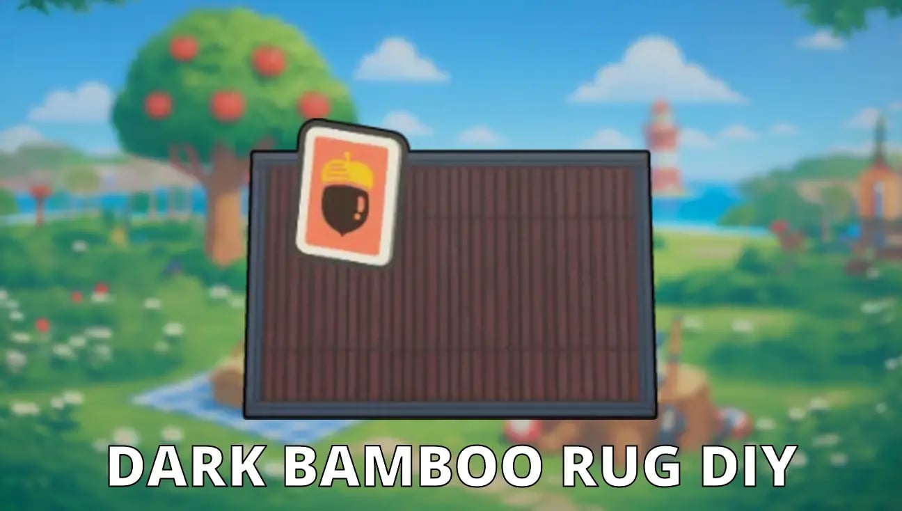 Dark Bamboo Rug DIY artwork