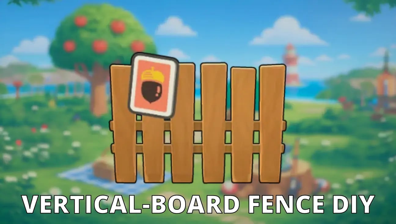 Vertical-Board Fence DIY artwork
