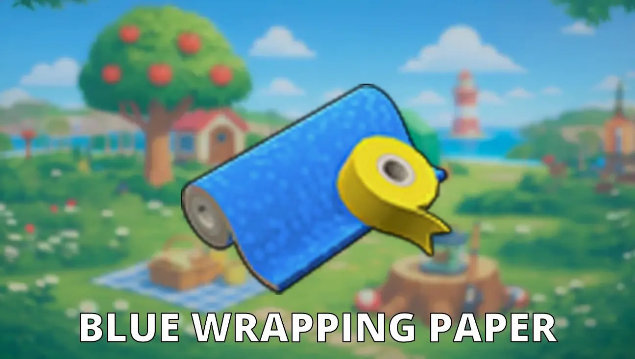 Blue Wrapping Paper artwork