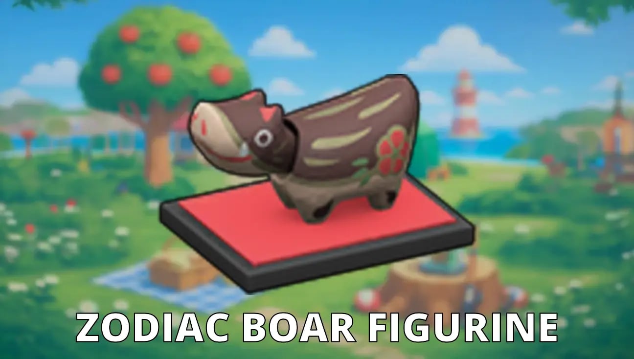 Zodiac Boar Figurine artwork
