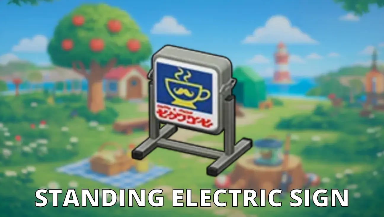 Standing Electric Sign artwork