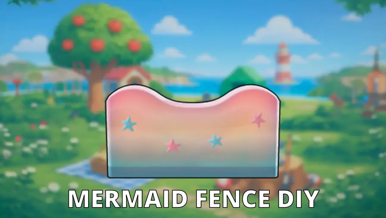 Mermaid Fence DIY artwork