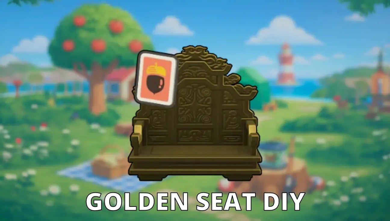 Golden Seat DIY artwork