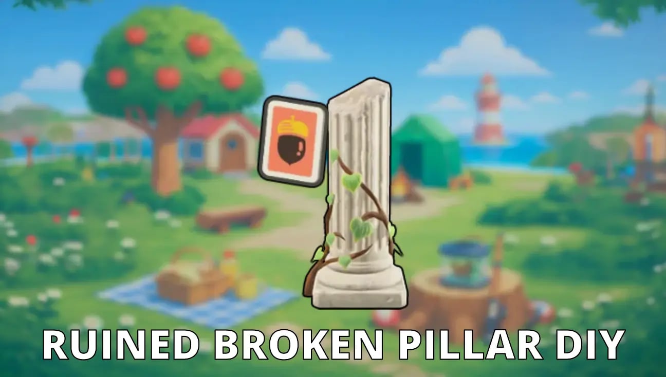 Ruined Broken Pillar DIY artwork