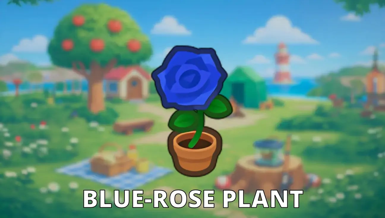 Blue-Rose Plant artwork