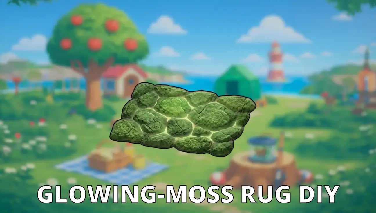 Glowing-Moss Rug DIY artwork