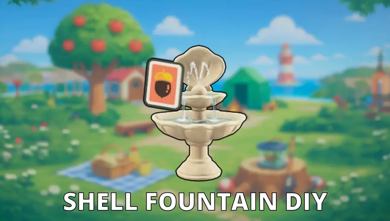 Shell Fountain DIY artwork