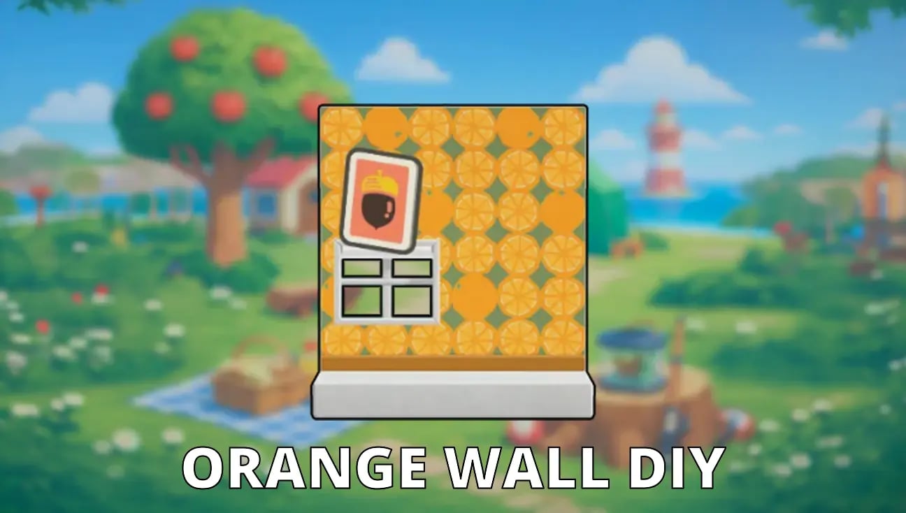 Orange Wall DIY artwork