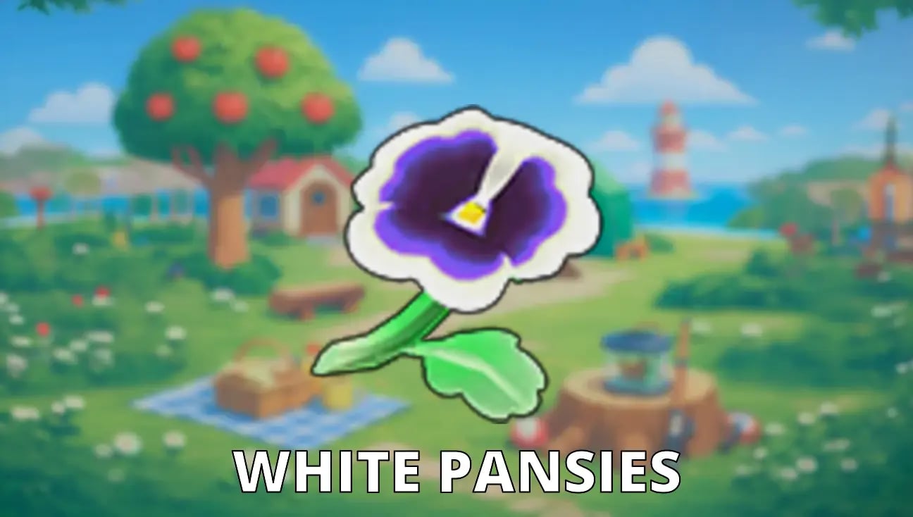 White Pansies artwork