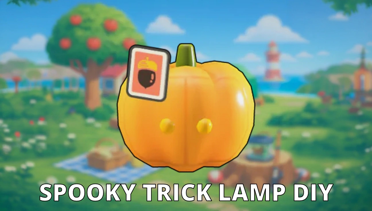 Spooky Trick Lamp DIY artwork