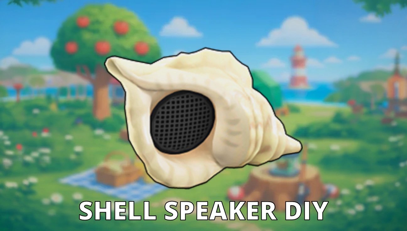 Shell Speaker DIY artwork
