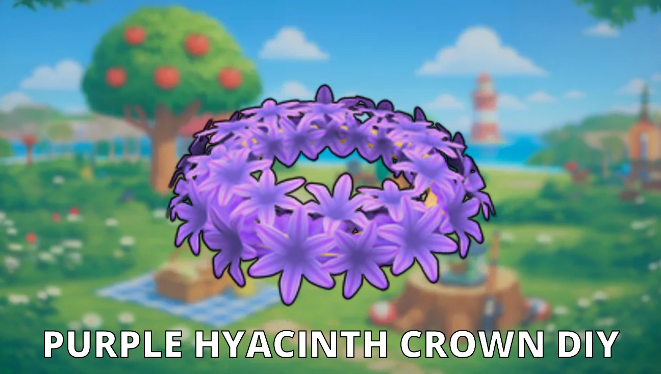 Purple Hyacinth Crown DIY artwork