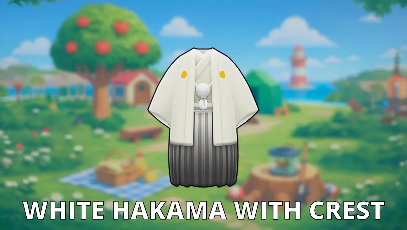 White Hakama With Crest artwork
