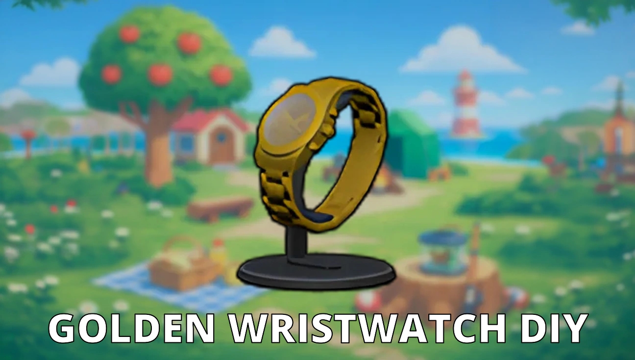 Golden Wristwatch DIY artwork
