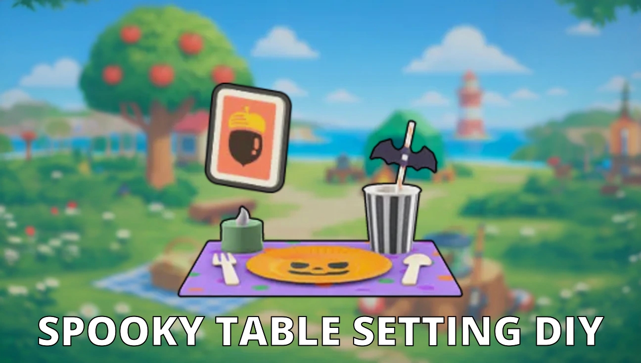 Spooky Table Setting DIY artwork