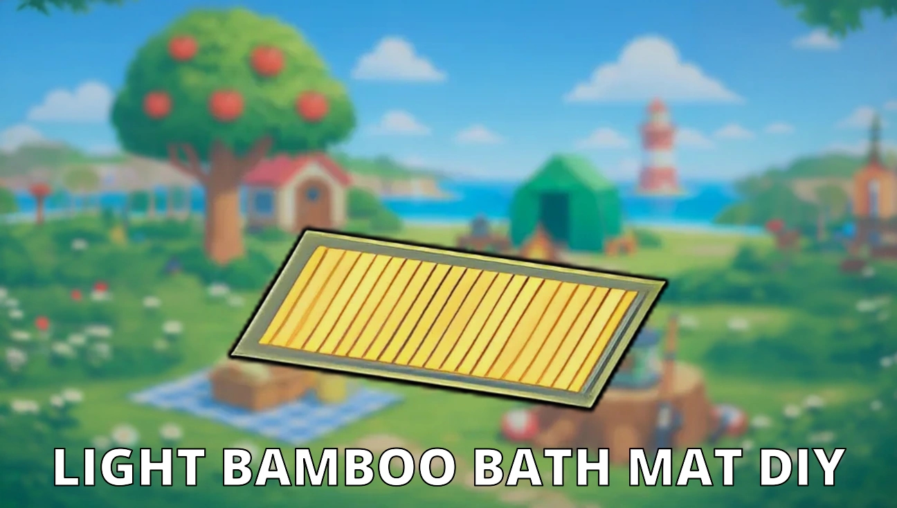 Light Bamboo Bath Mat DIY artwork