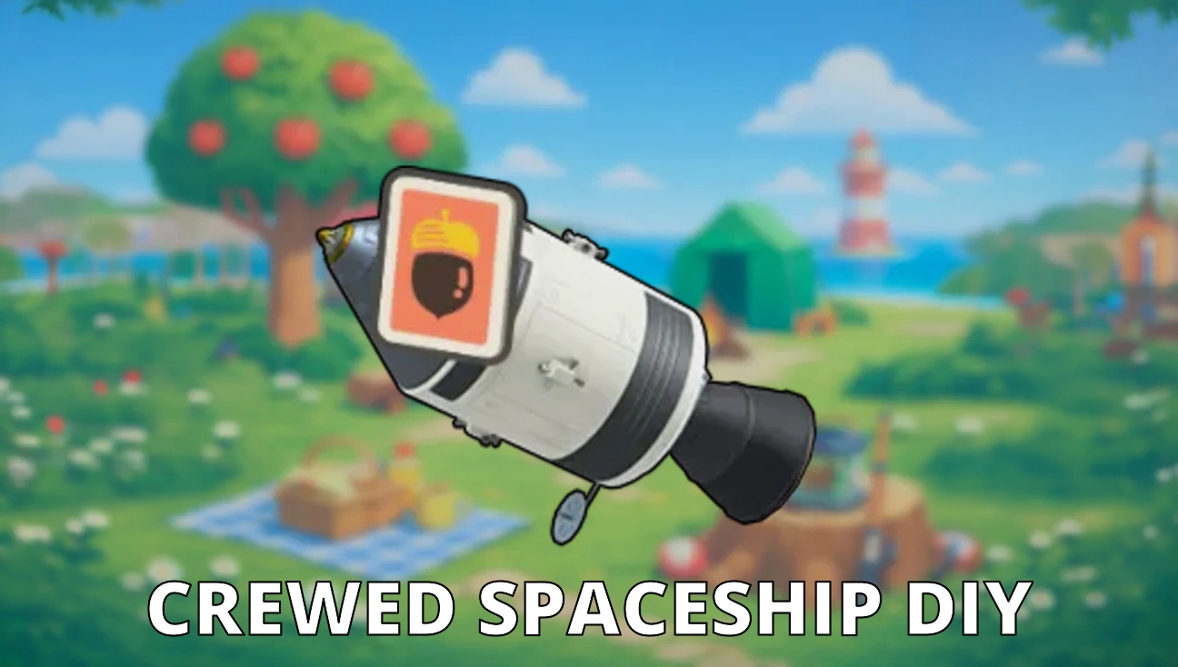 Crewed Spaceship DIY artwork
